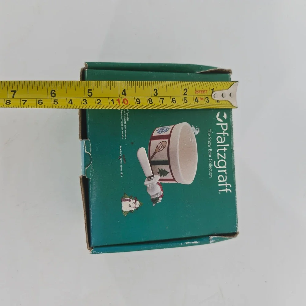 Pfaltzgraff Snow Bear Collection Dip Bowl with Polar Bear Spreader in Box